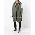 Hooded coat long jacket for men army overcoat and jacket